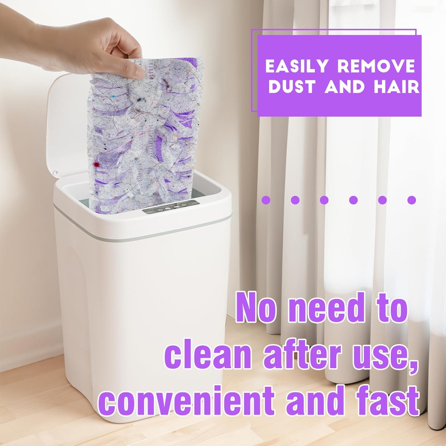 Pure Natural 20 Count Disposable Mop Pads for Swiffer Multi-Surface Mops