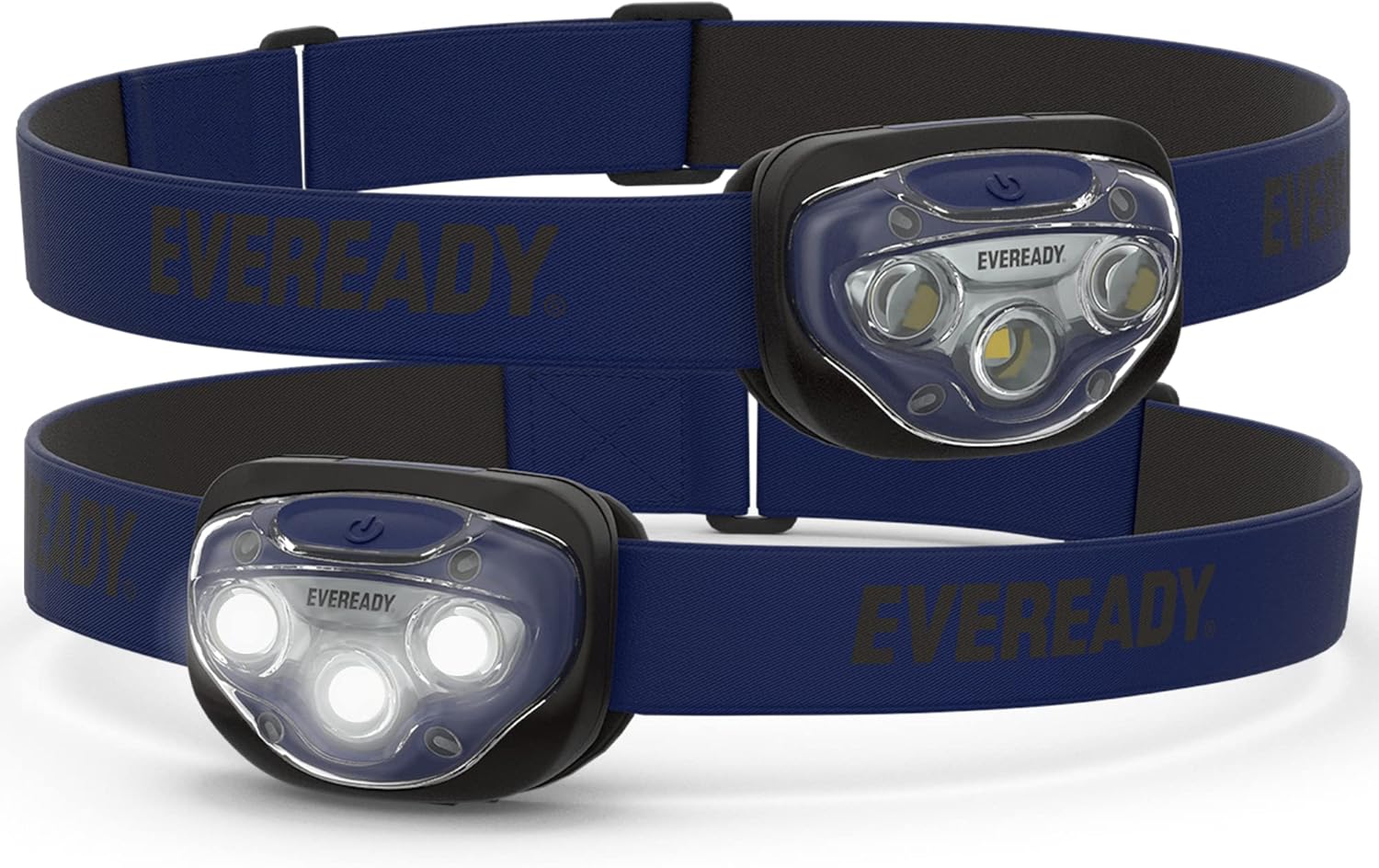 Eveready LED Headlamps 2-Pack - Bright Durable for Outdoor Use
