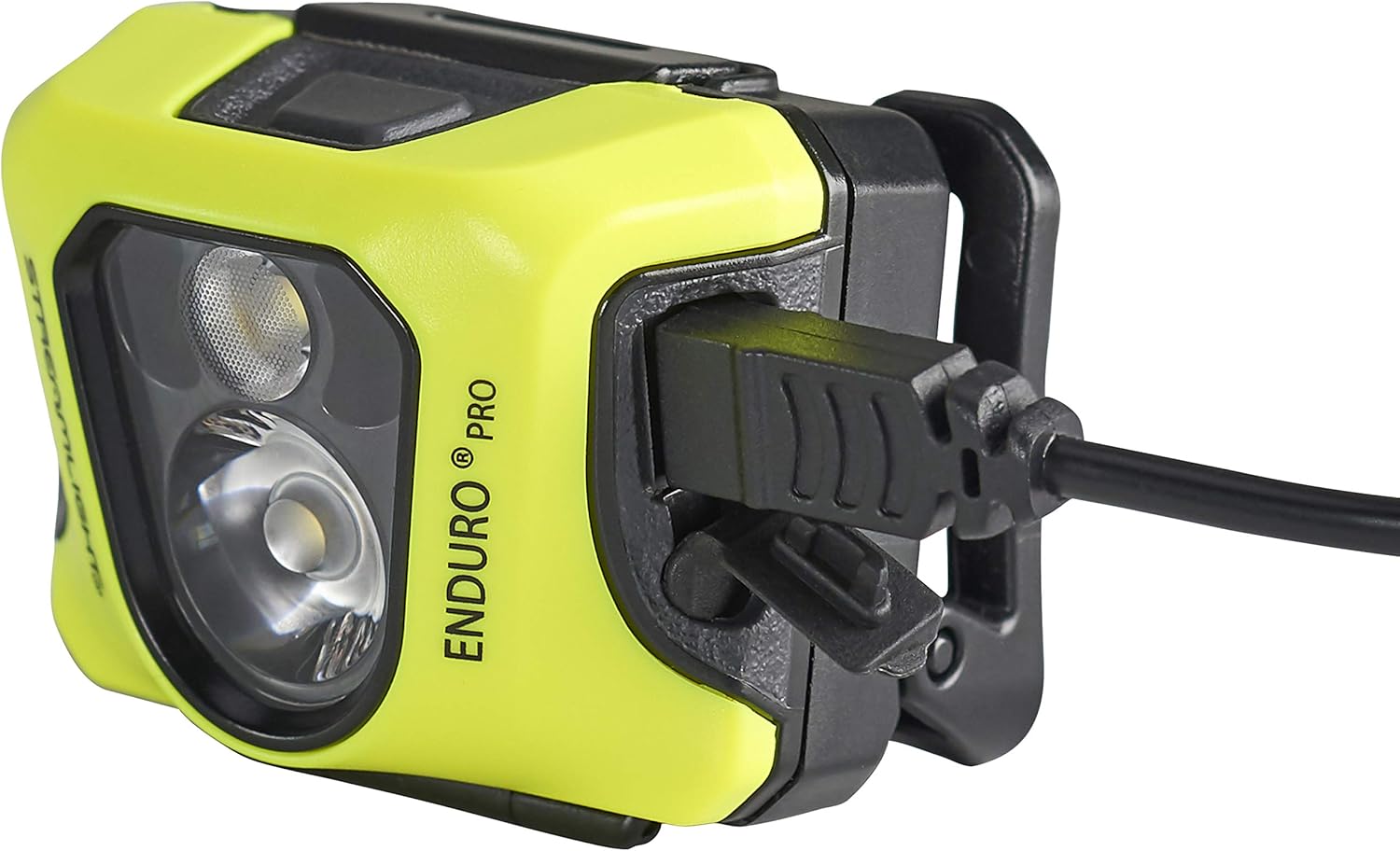 200-Lumen LED Headlamp with Rechargeable Battery and Elastic Head strap Yellow