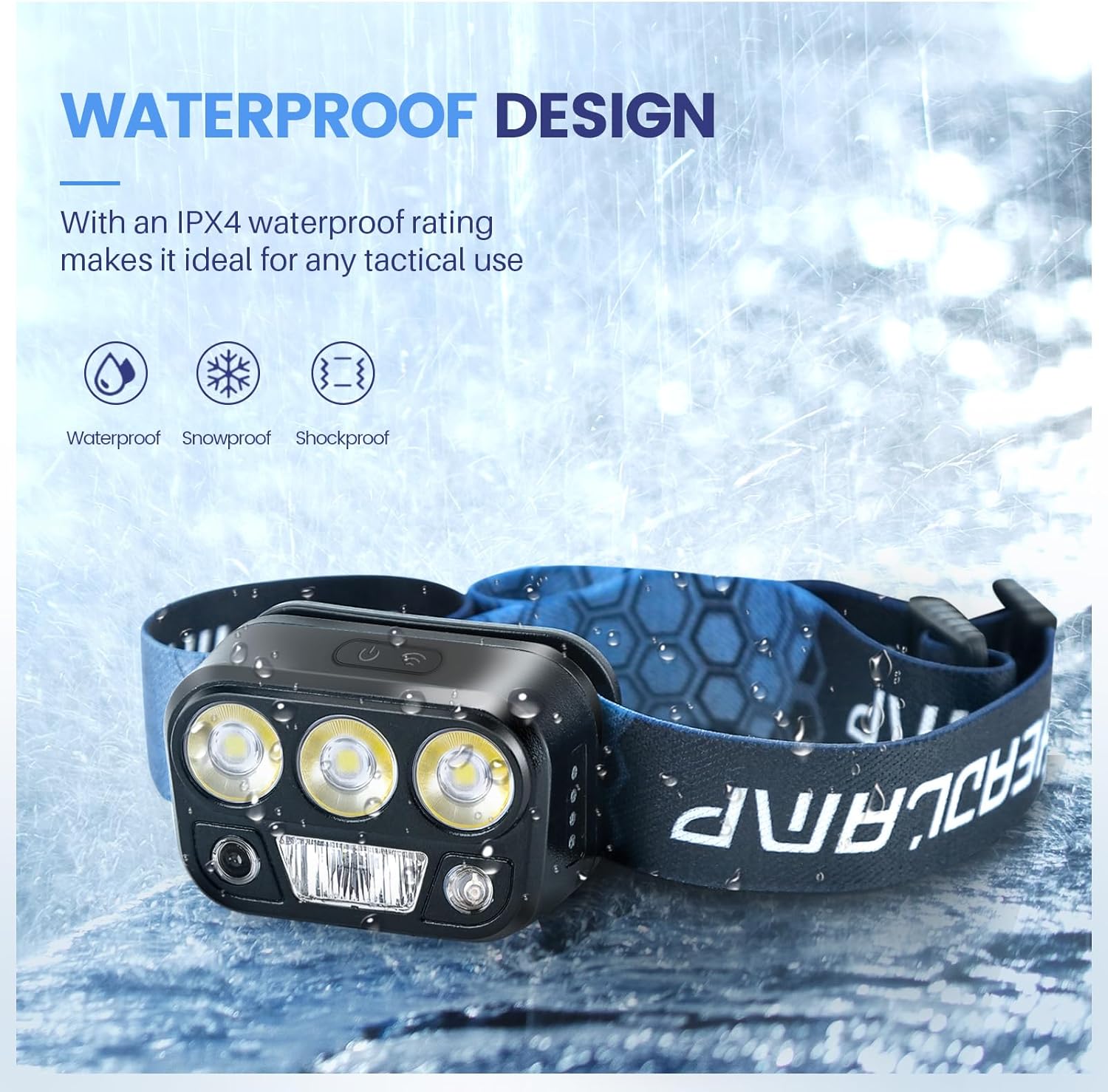 Daisiki Headlamp Rechargeable