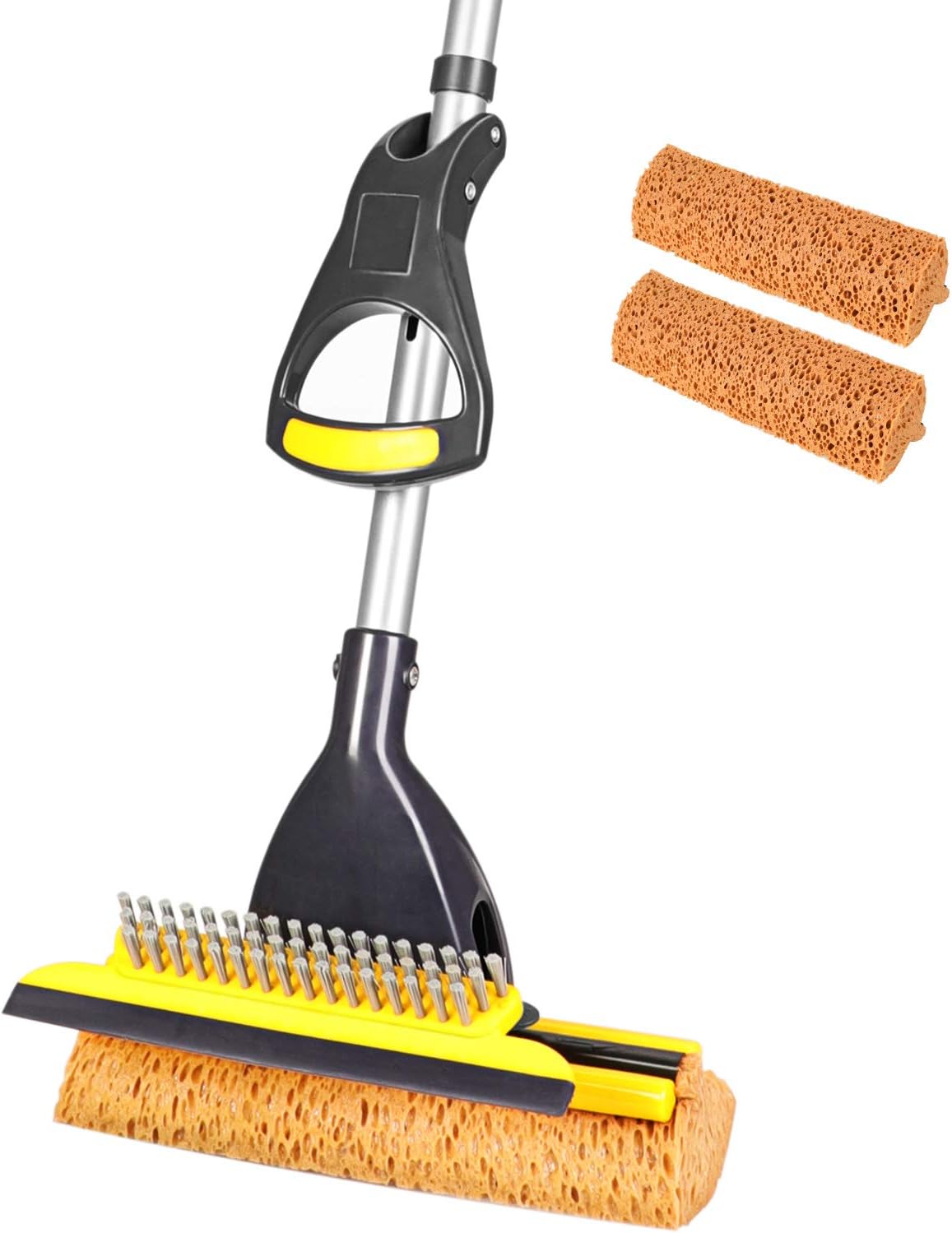 Compact Powerful Yocada Sponge Mop for All Surfaces