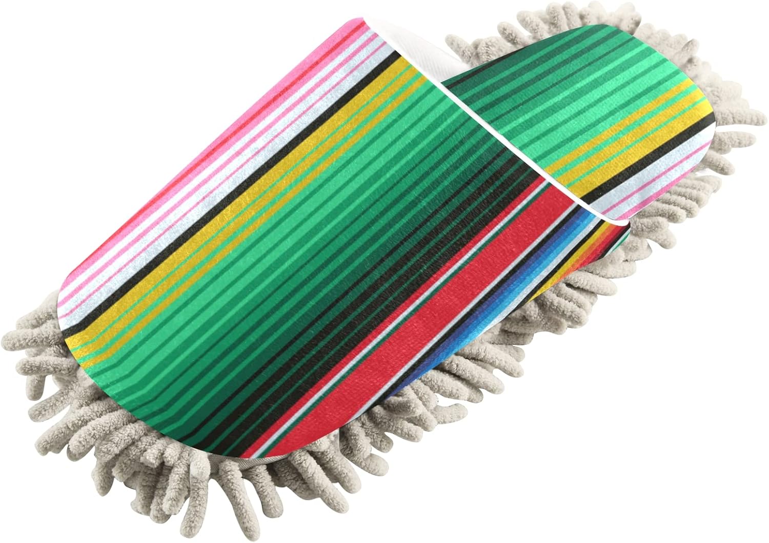 Xigua Microfiber Cleaning Slippers House Floor Dust Cleaner