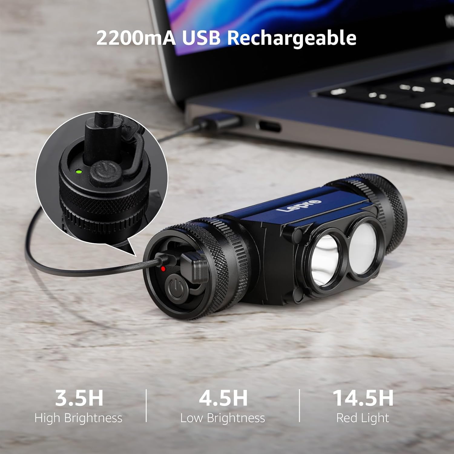 Lepro 1000 Lumen Headlamp