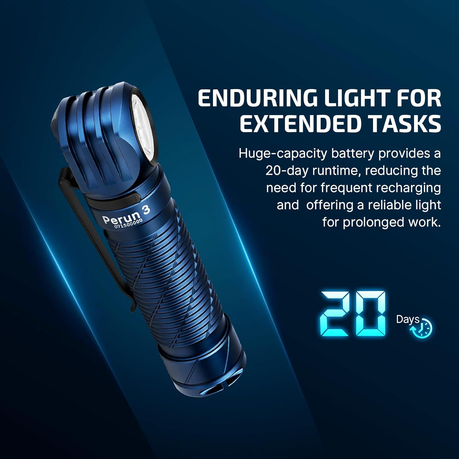 OLIGHT Rechargeable Headlamp Bundle Baton4 EDC Flashlight Camping surroundings