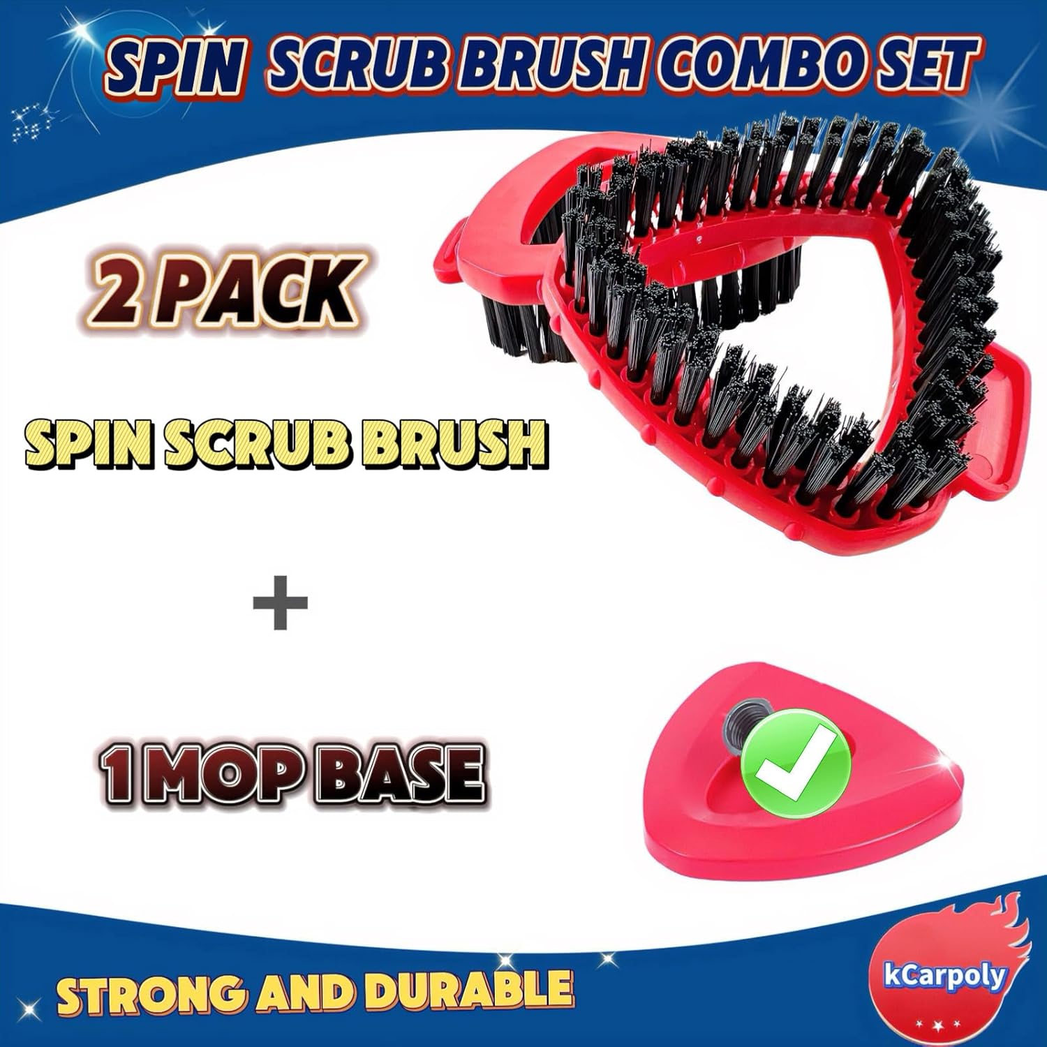 Durable Mop Brush Perfect for Tile More