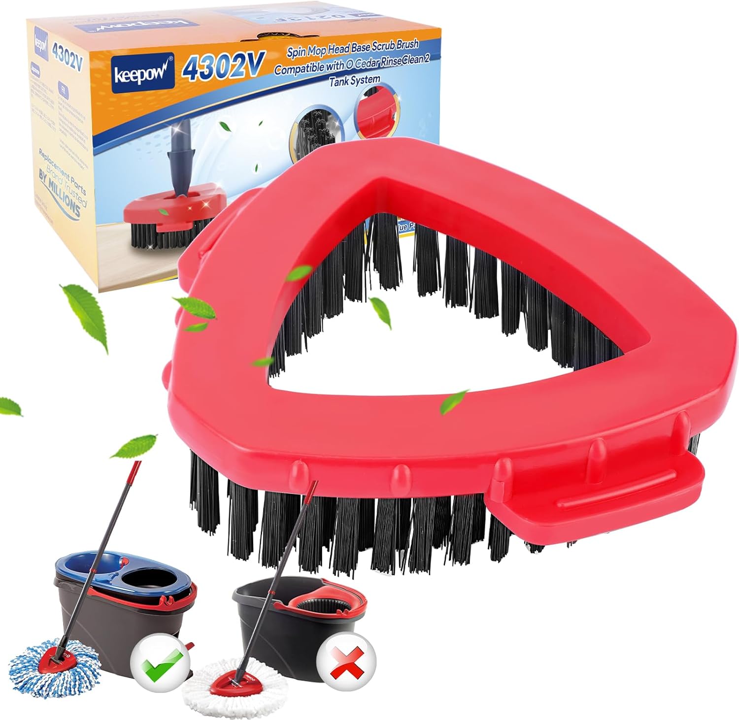 KEEPOW Scrub Brush for O Ceda RinseClean 2 Tank System