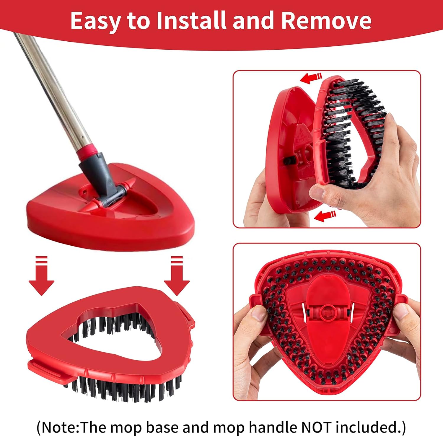 Scrub Brush Replacement Head for O Cedar Spin Mop