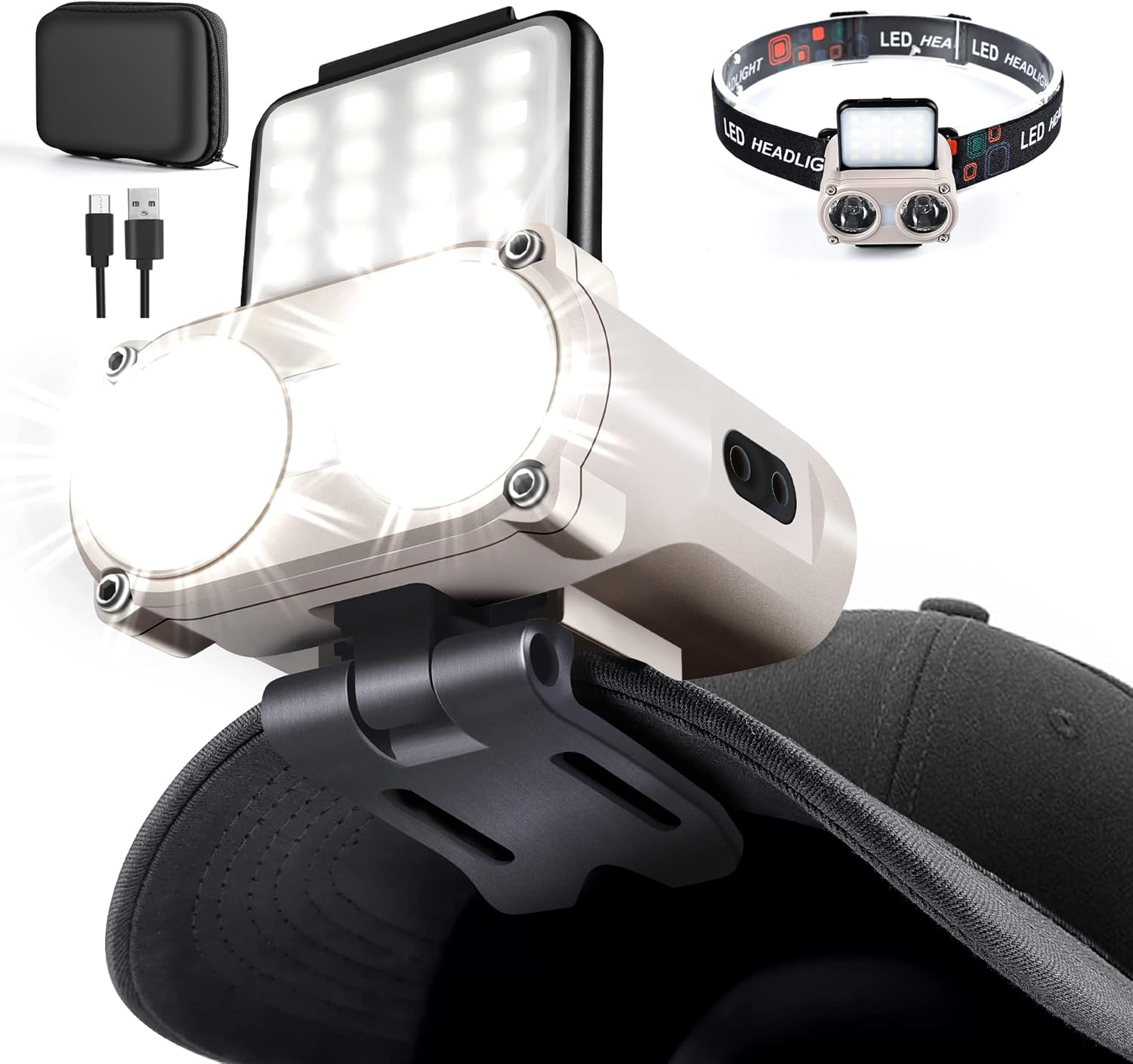 Hopedone LED Hard Hat Light