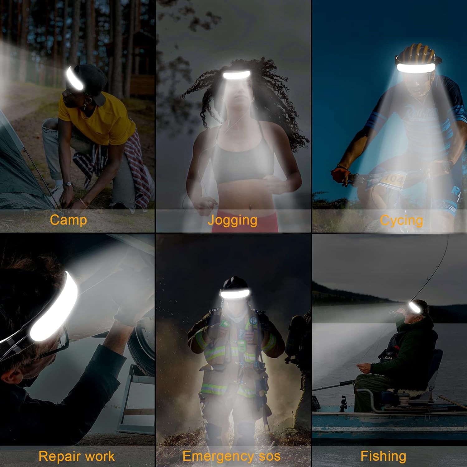 Bright 1500 Lumens Rechargeable Headlamp