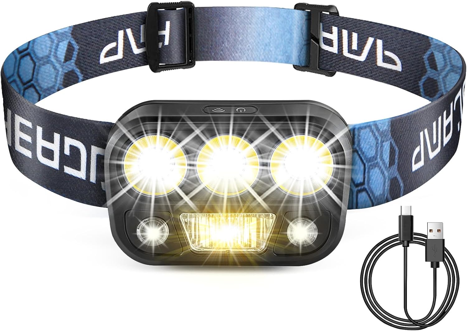 Daisiki Headlamp Rechargeable
