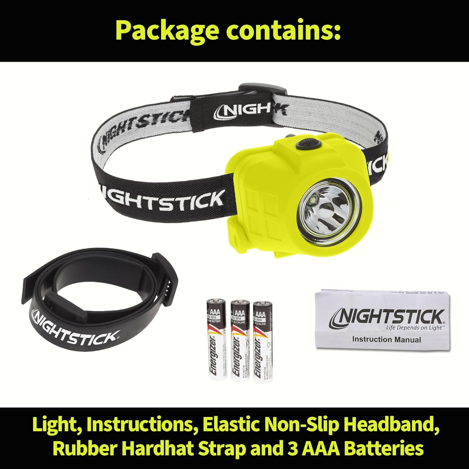 Nightstick XPP-5452G Intrinsic Safety Dual-Function Headlamp