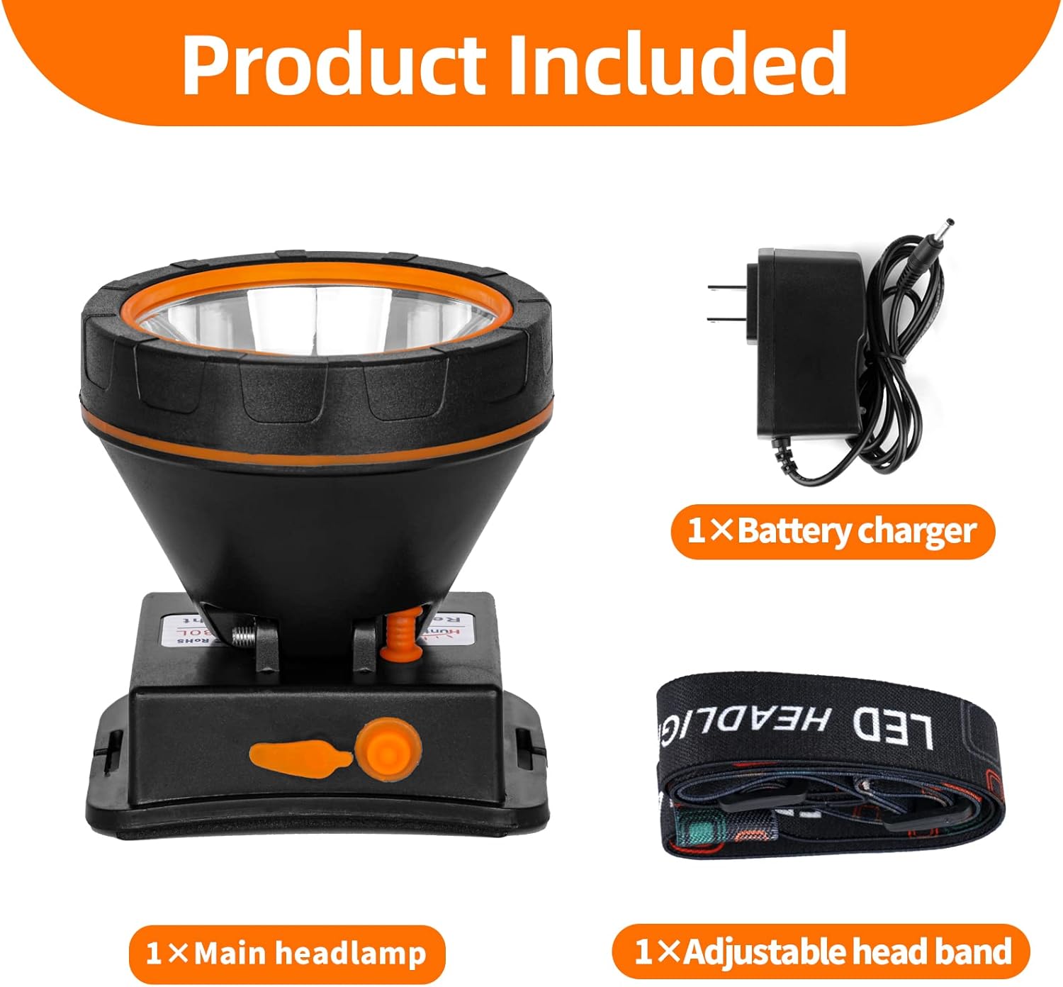Blazing Bright Rechargeable Headlamp For Hunting
