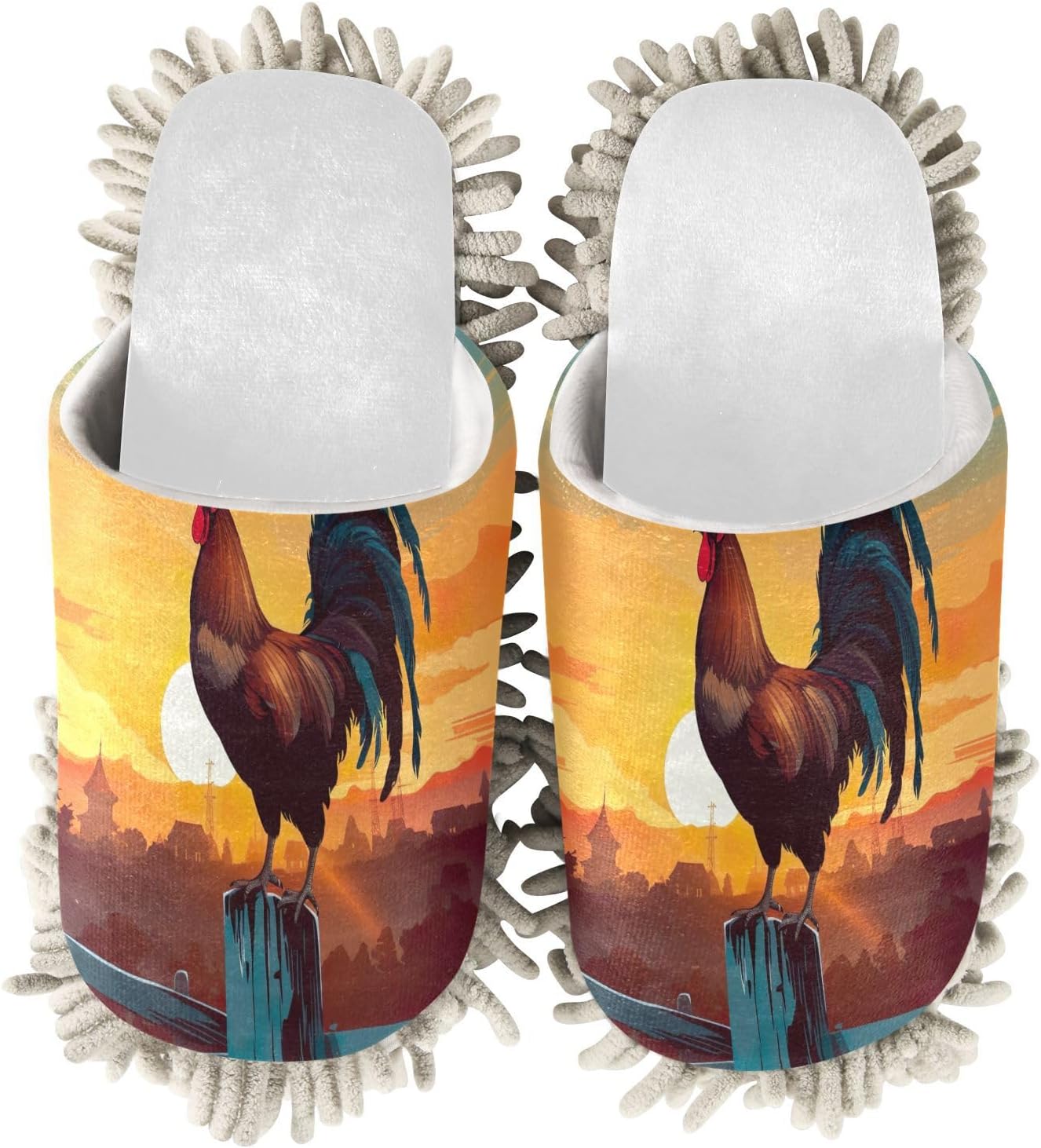 Cozy Mop Slippers for a Clean Home