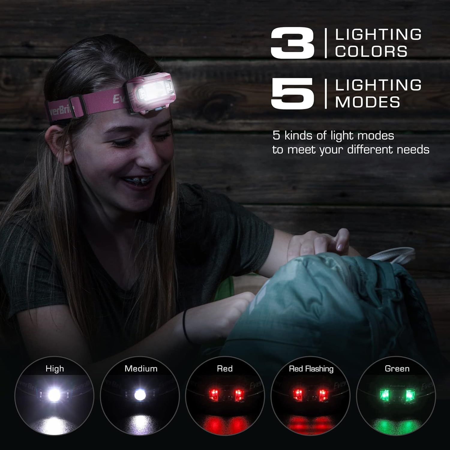 EverBrite 2-in-1 Mini Lantern and 2 Pack Headlamp 1