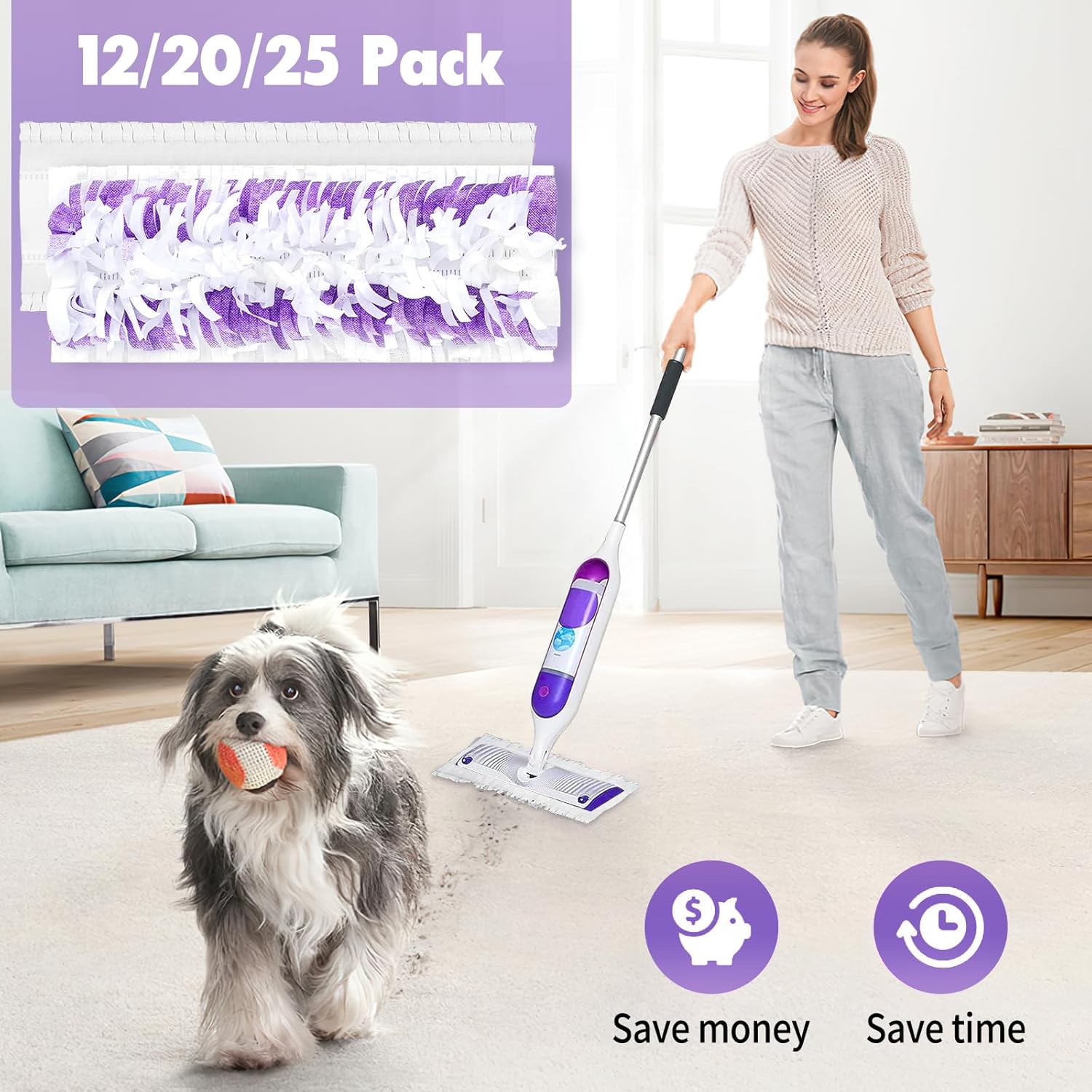 Heavy-Duty Mopping Pads for Swiffer PowerMop