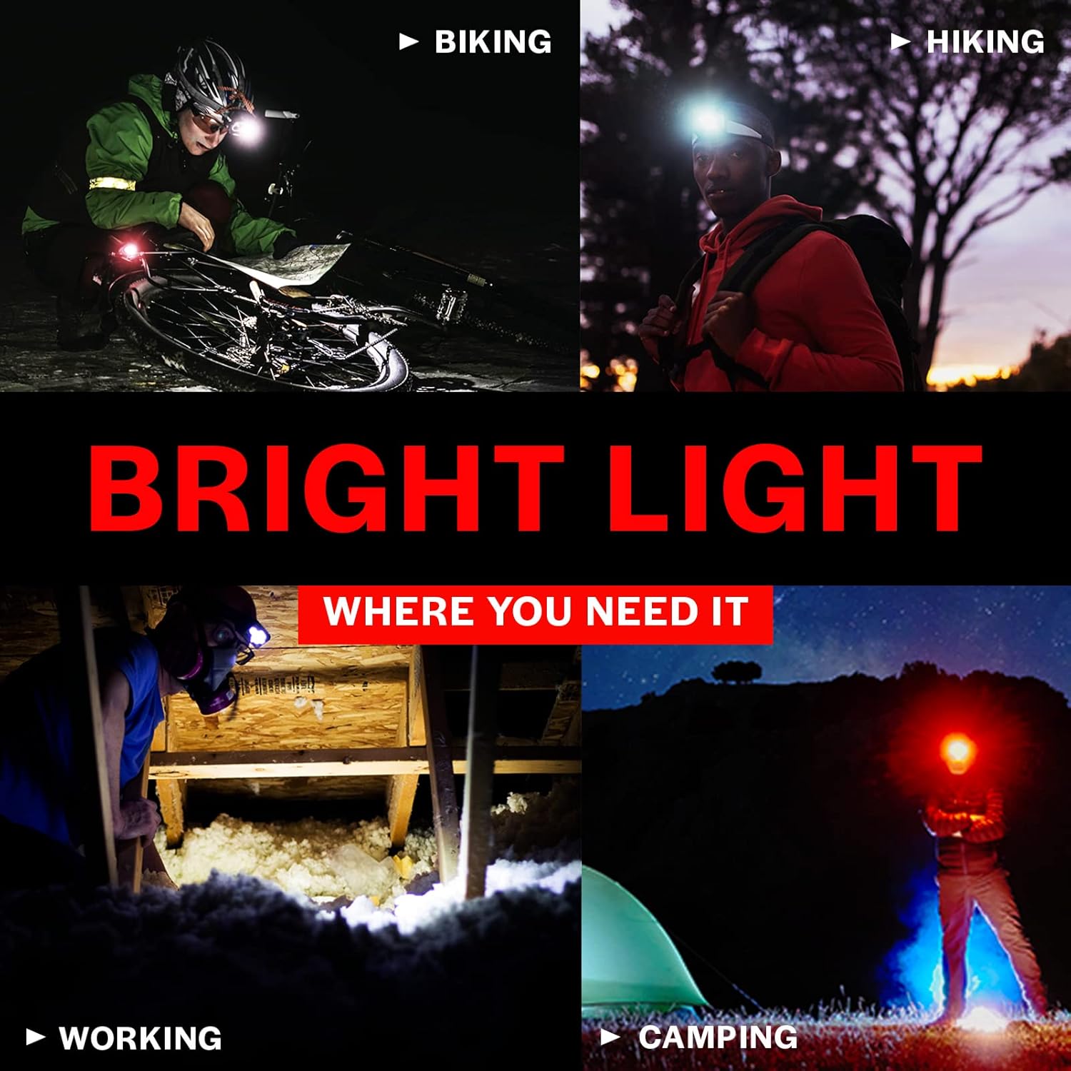 GearLight 2Pack LED Headlamp