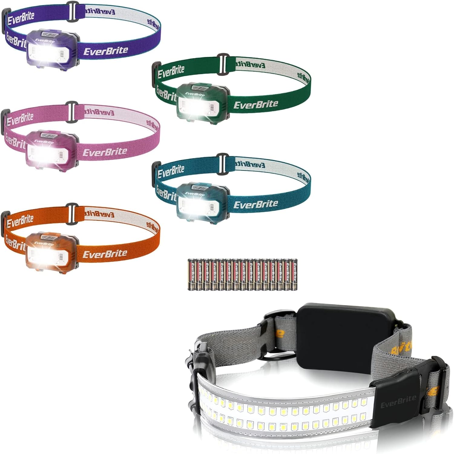 6-Piece EverBrite LED Headlamp Set