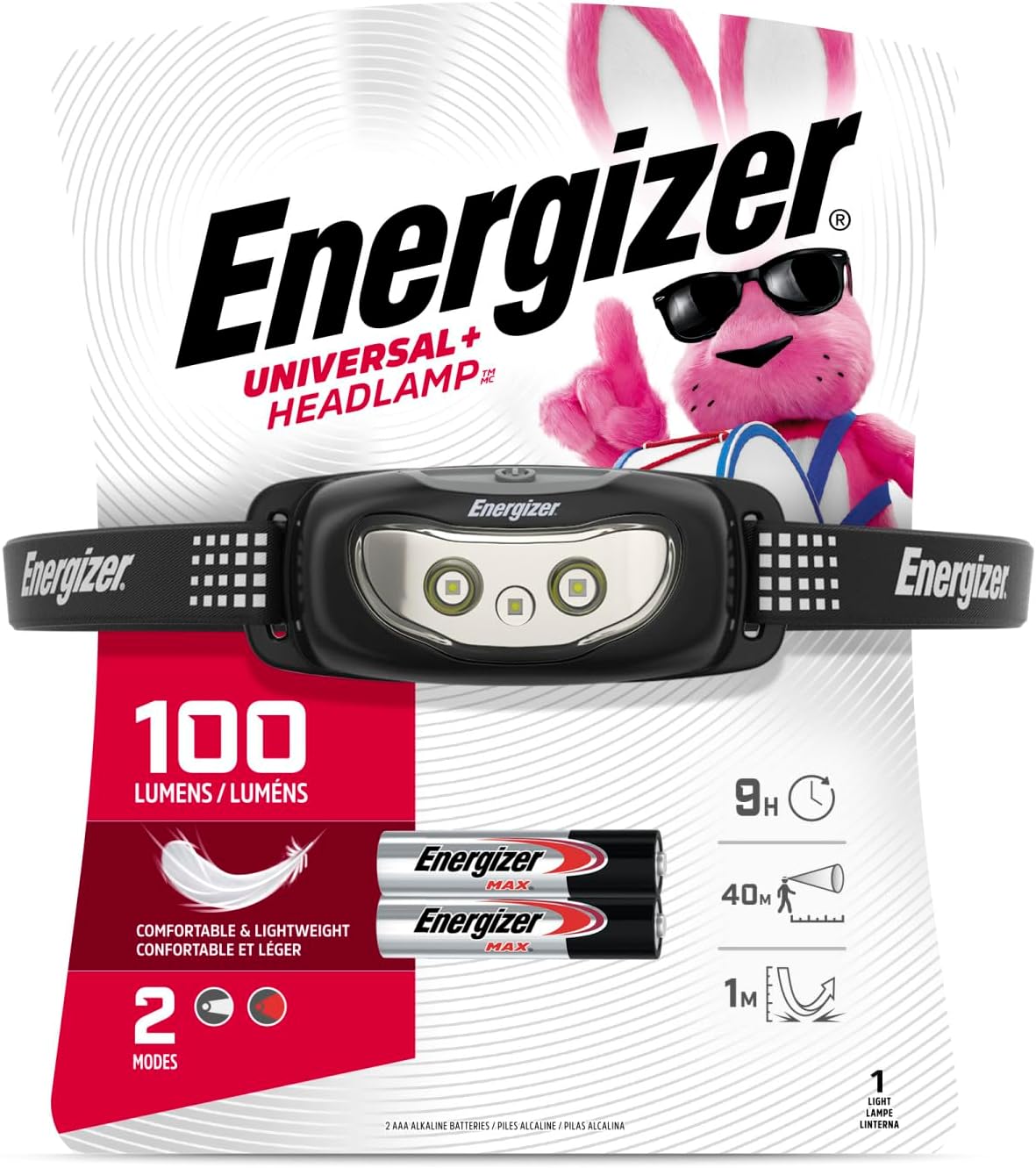 Energizer Universal LED Headlamp Bright Durable and Perfect for Outdoor Use
