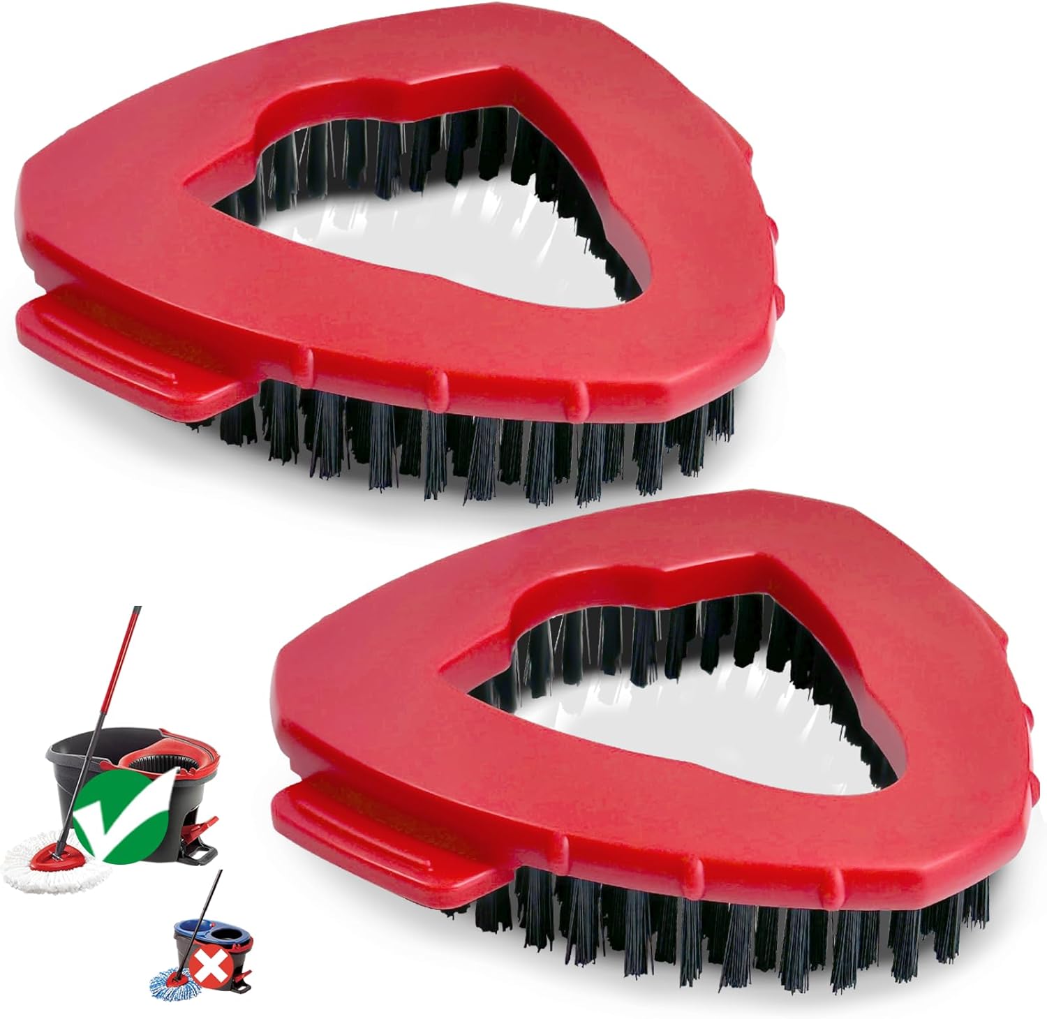 Sturdy Spin Mop scrub brush promises deep cleaning with precision