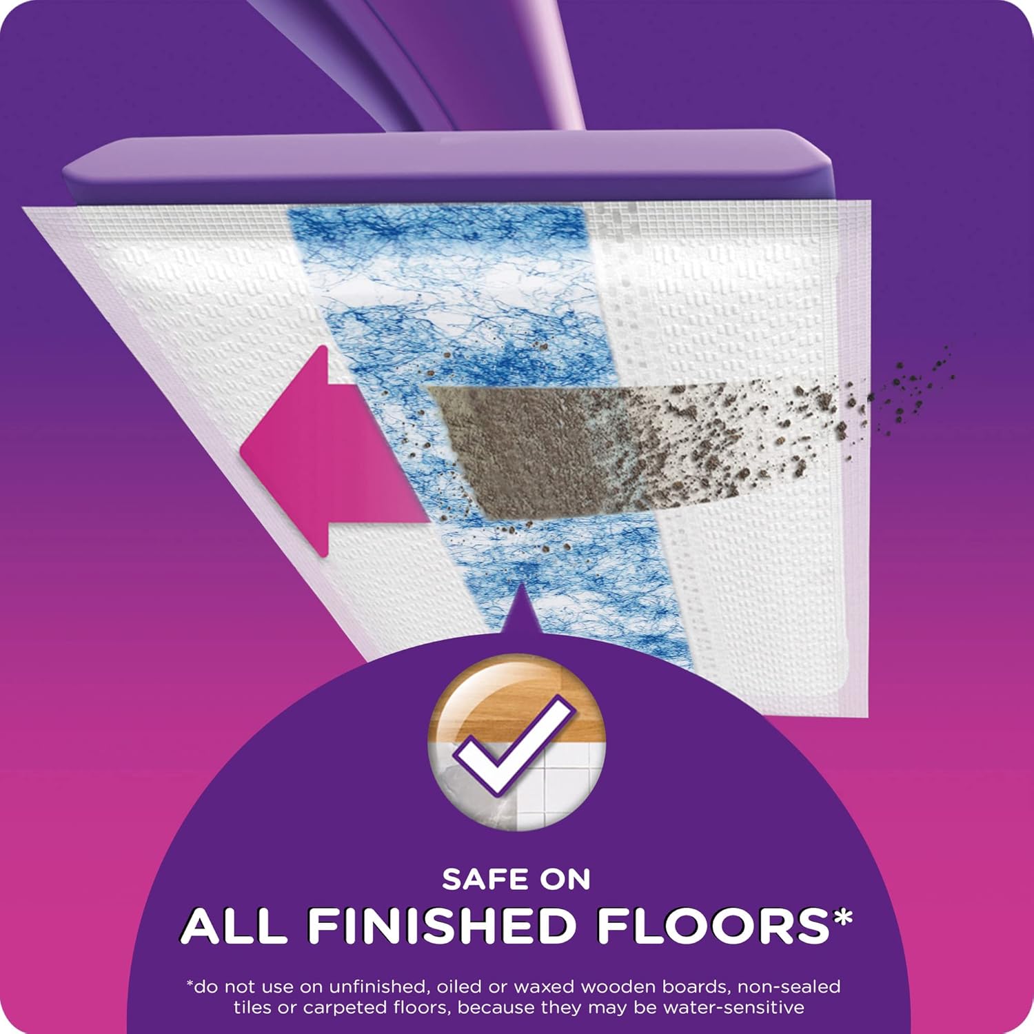 Swiffer Wetjet Pads with the Power of Mr Clean Magic Eraser 14 Count