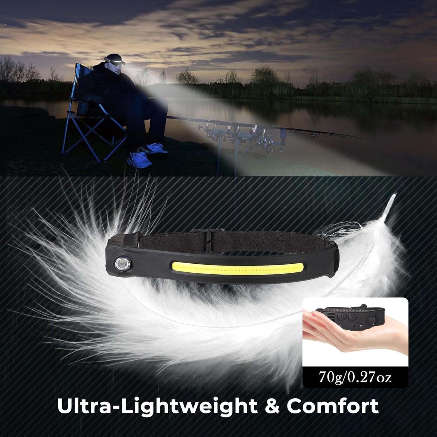 Portable Rechargeable Hand Lamp 230 Wide Beam