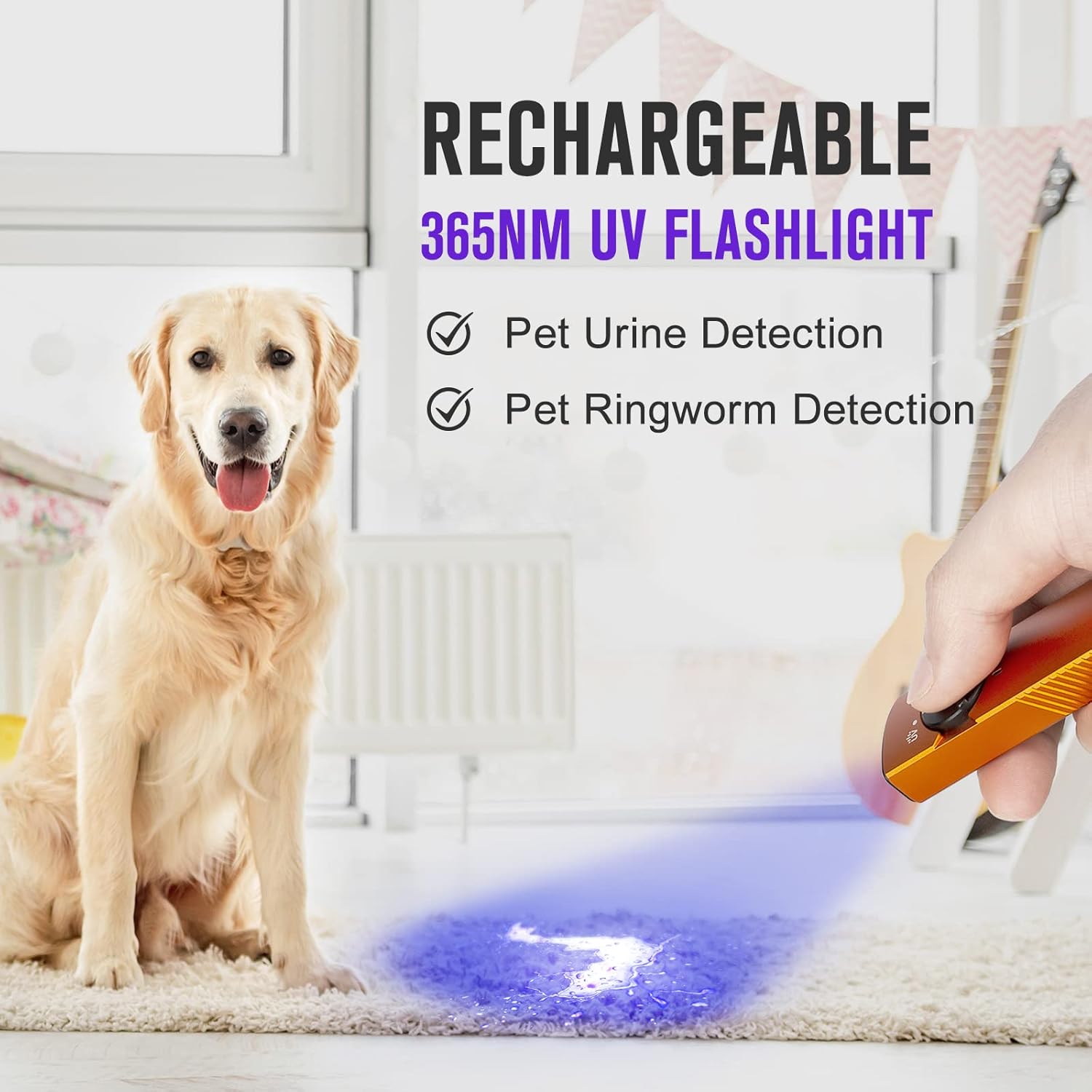 OLIGHT Arkfeld UV Light 1100 Lumens - Black Lights for Camping Cleaning