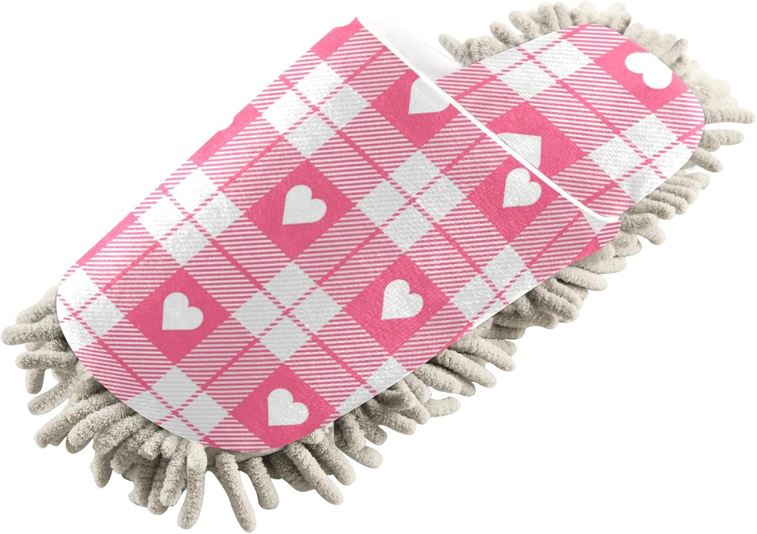 Valentines Day Microfiber Cleaning Slippers