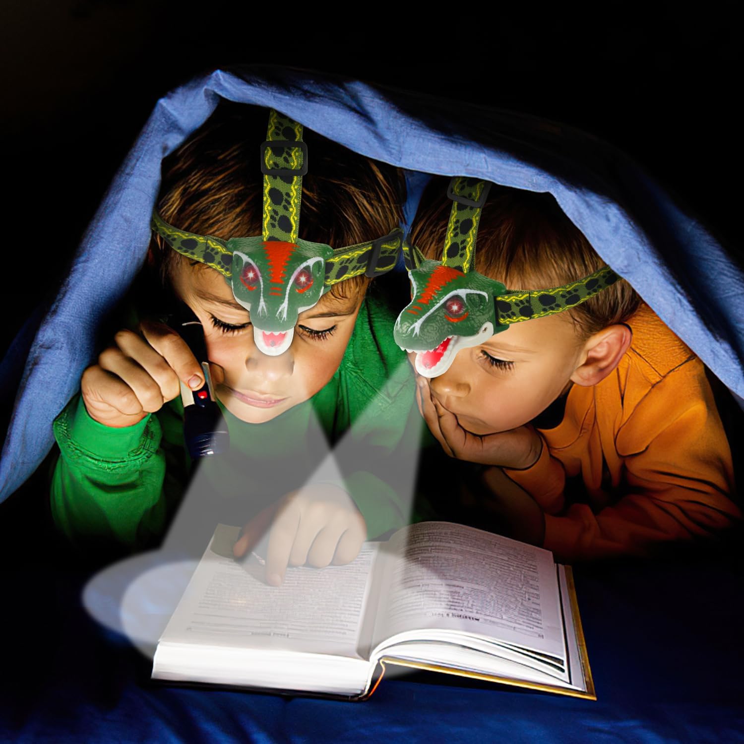 TIGTECGAME LED dinosaur headlamp
