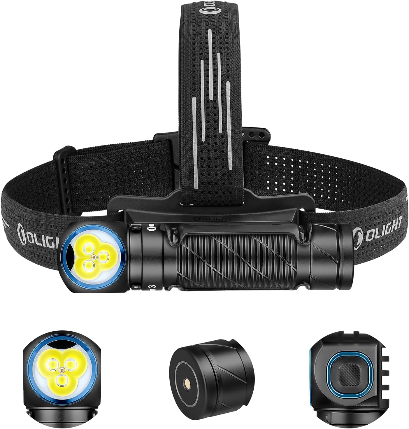 3000 Lumens Rechargeable Headlamp for Camping Outdoor Use