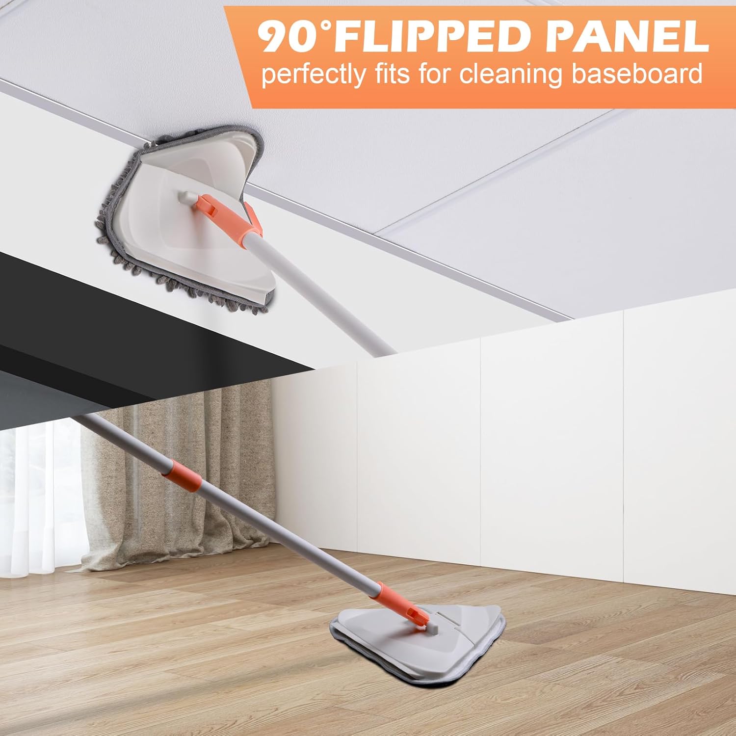 Wall Cleaner Triangle - 82 Mop with 3-in-1 Function