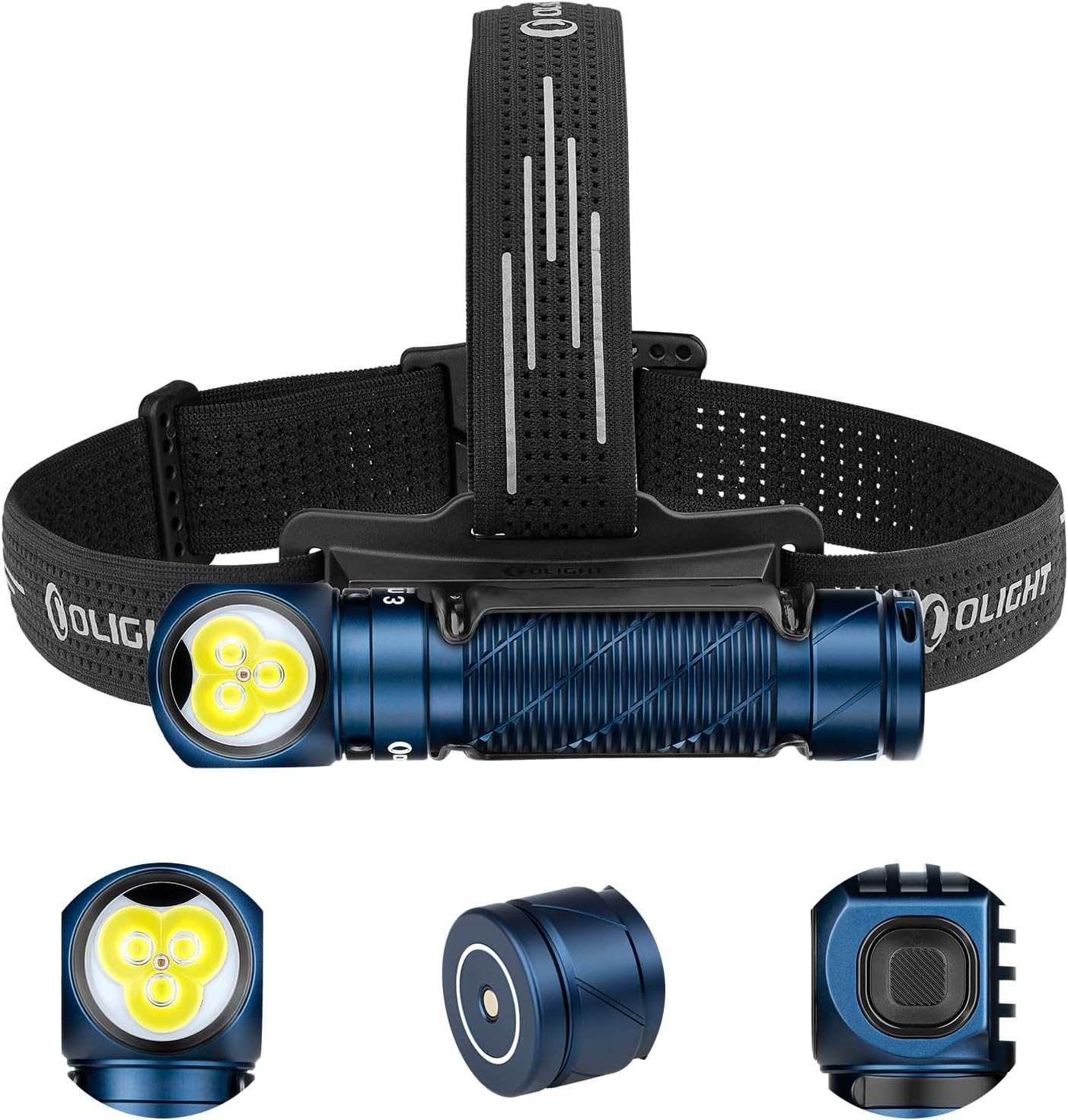 OLIGHT Rechargeable Headlamp Bundle Baton4 EDC Flashlight Camping surroundings