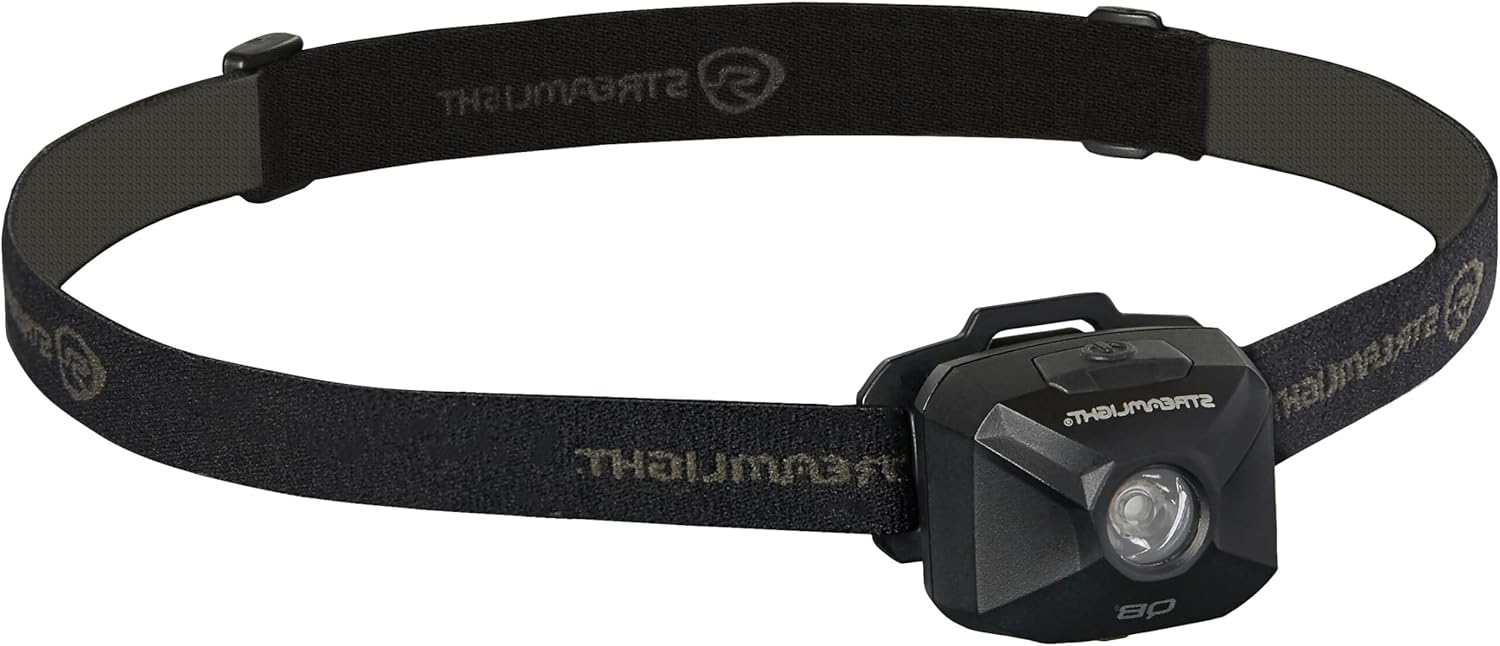 Streamlight Compact 200-Lumen Rechargeable Spot Beam Headlamp with Hat Clip More