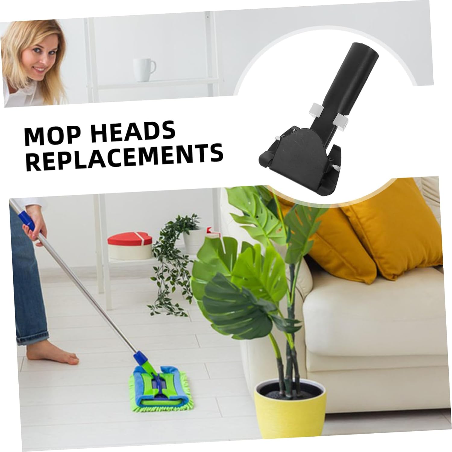 Secure Mop Rod Clamps for Easy Cleaning