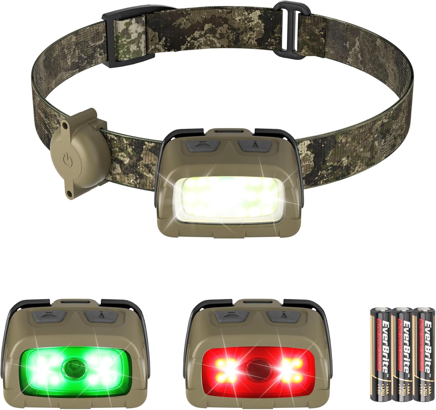 300 Lumens Headlamp for Camping Hunting