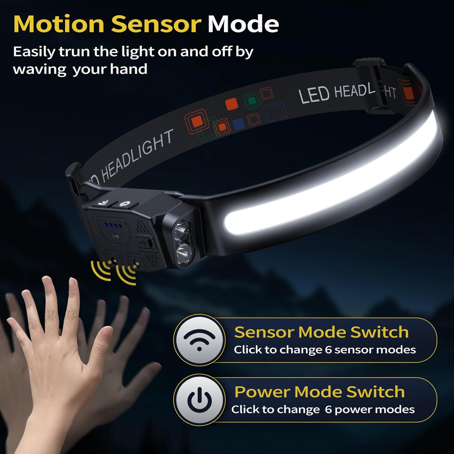 High-Brightness 230 Wide Beam Headlamp