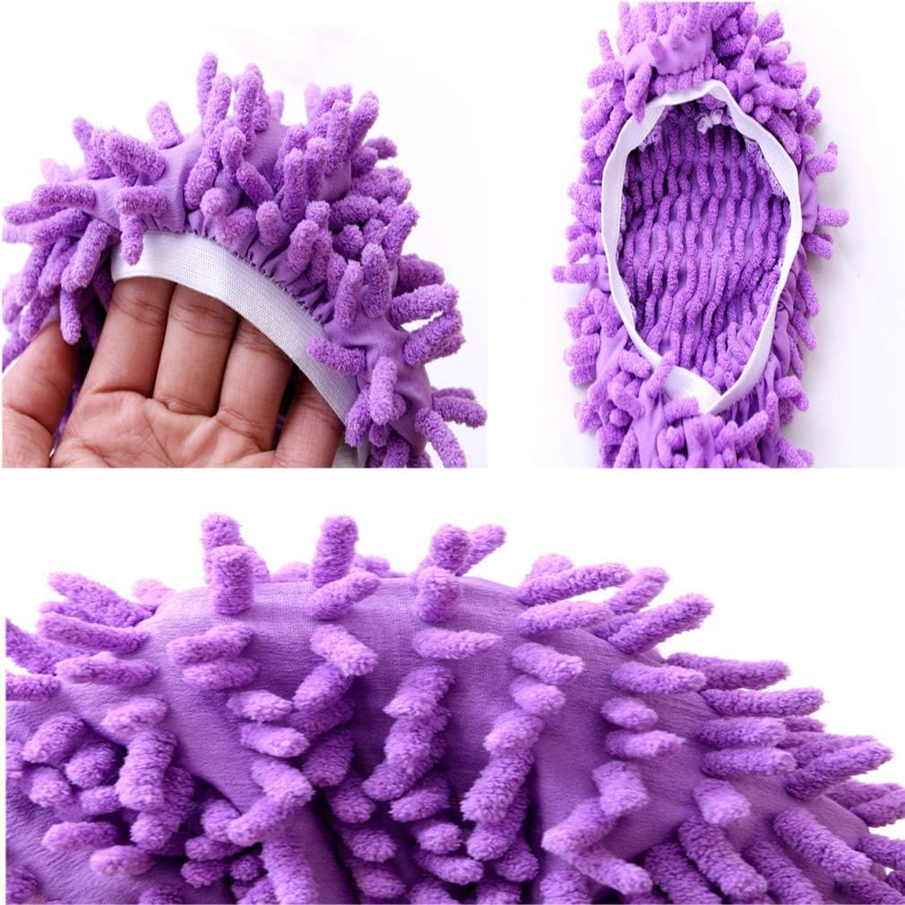 Eco-Friendly Reusable Slippers Soft Microfiber Mops for Floors
