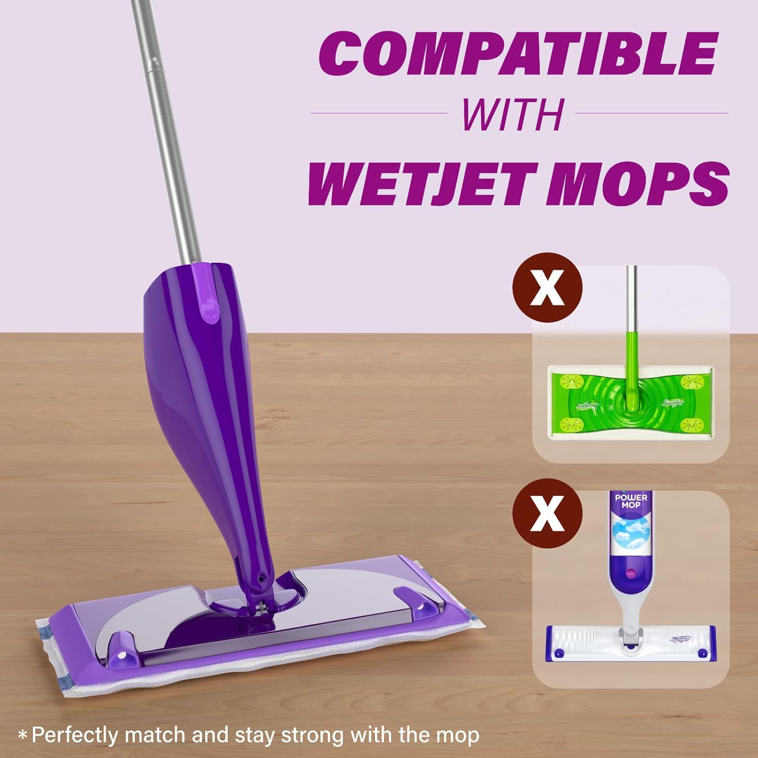 Swiffer WetJet Disposable Pads Refill 32 Count - Easy Effortless Cleaning