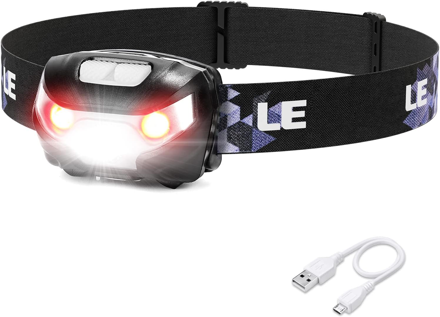 Lepro LED Headlamp - 150 Lumen Super Bright with 5 Modes