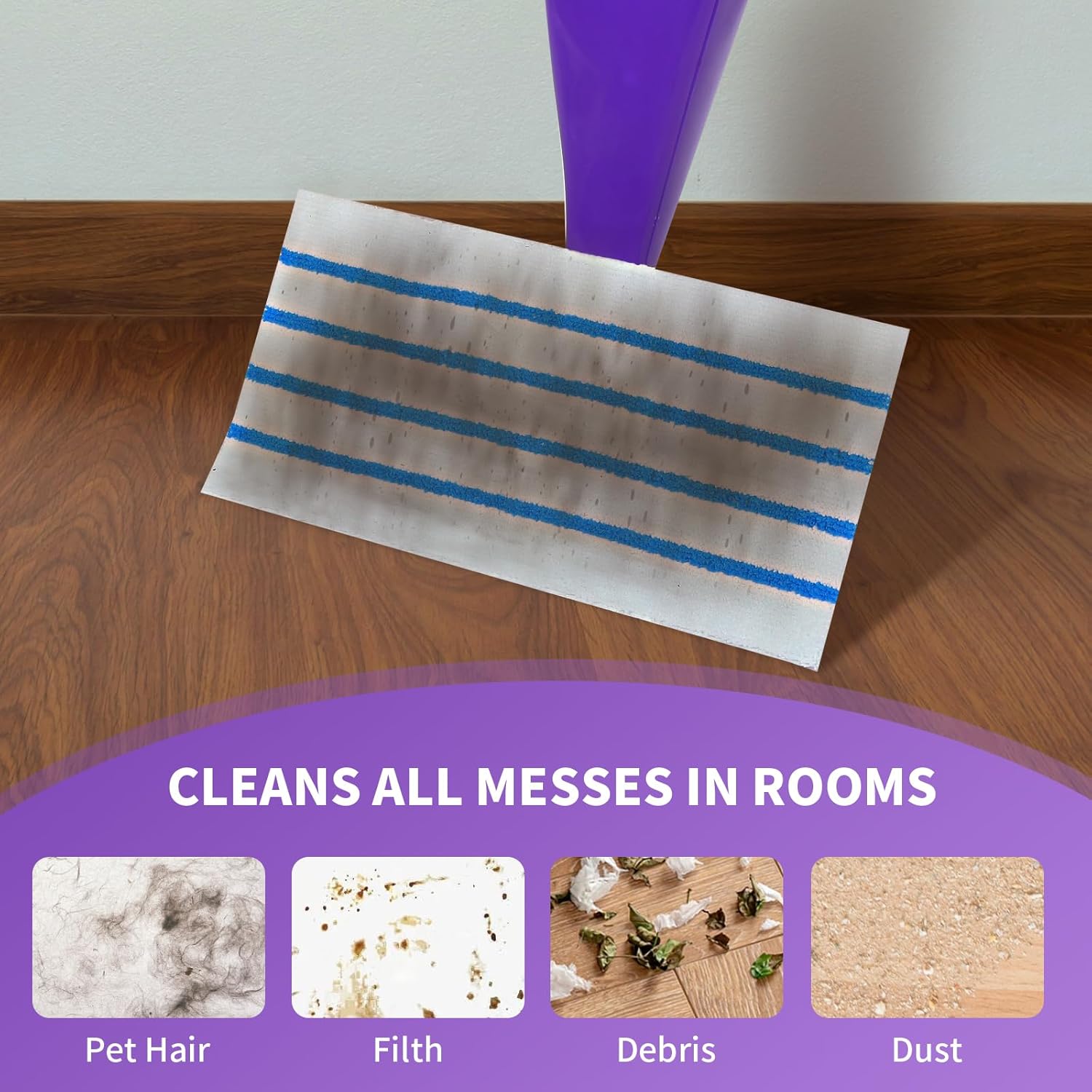 50 Count Microfiber Mop Pads