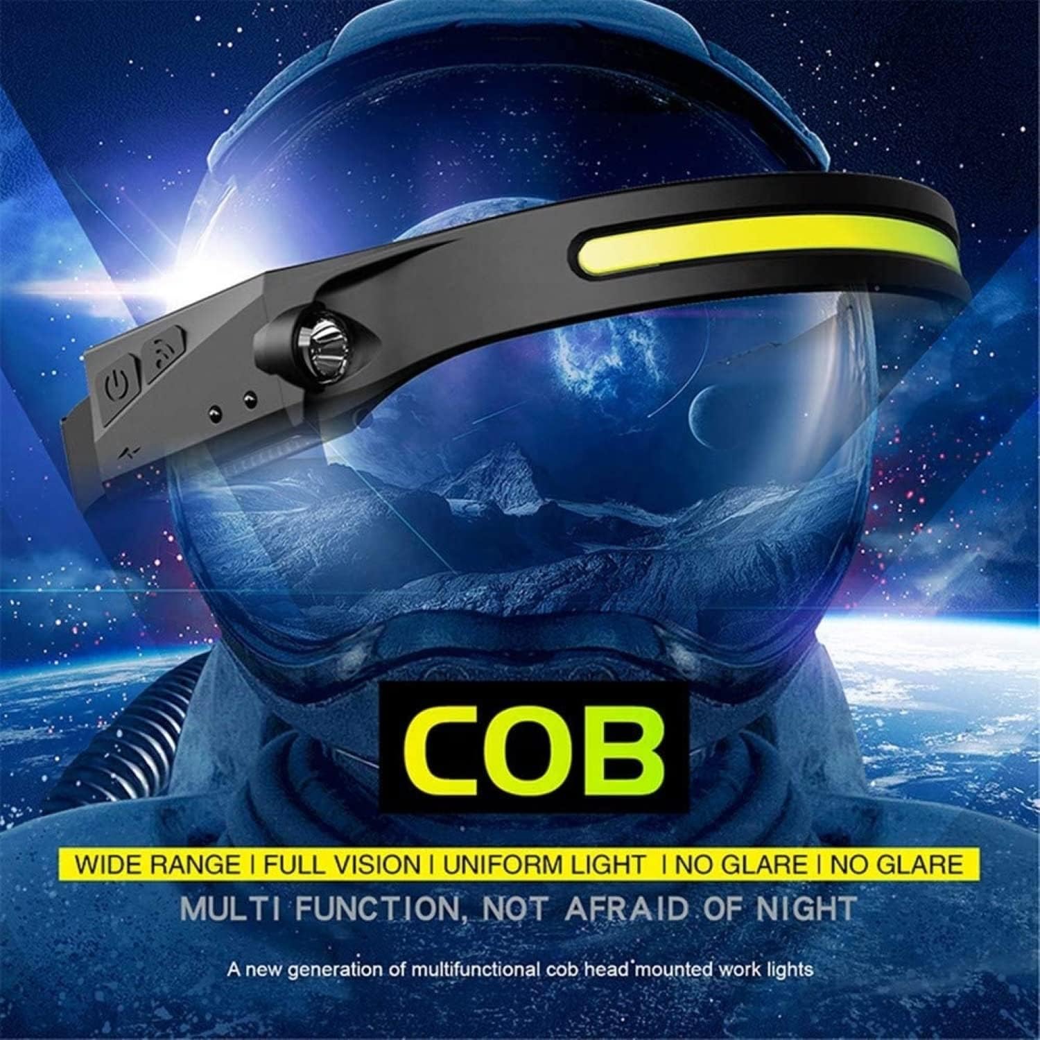 STM Leaders 230 Wide Beam LED Headlamp with Motion Sensor 5 Modes
