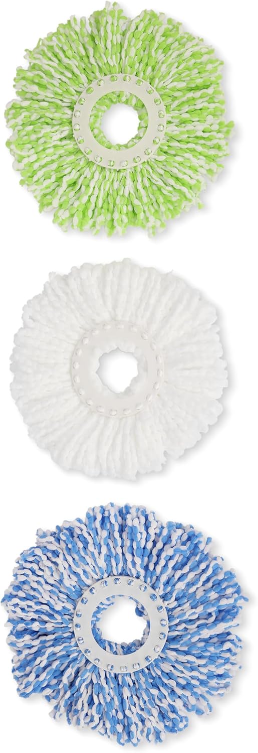 Simpli-Magic Multi-Functional 360 Spin Mop w Microfiber Heads
