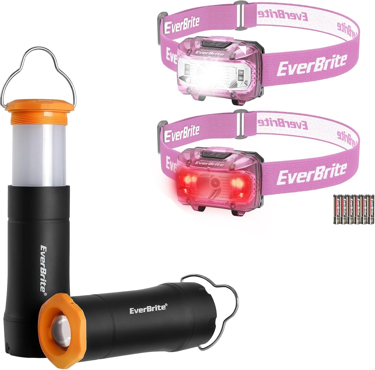 EverBrite 2-in-1 Mini Lantern and 2 Pack Headlamp 1
