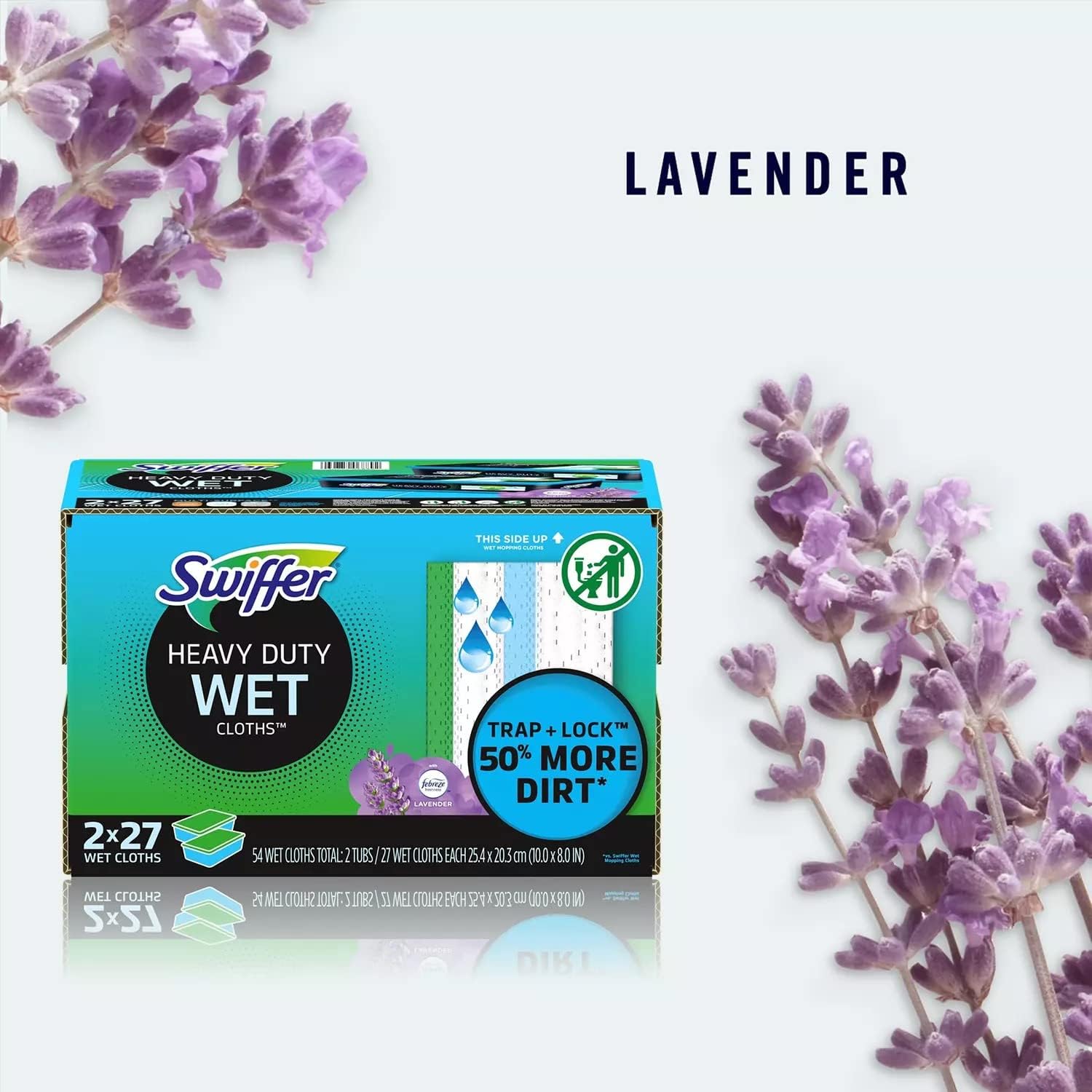 Swiffer Sweeper LAVENDER 54 CLOTHS