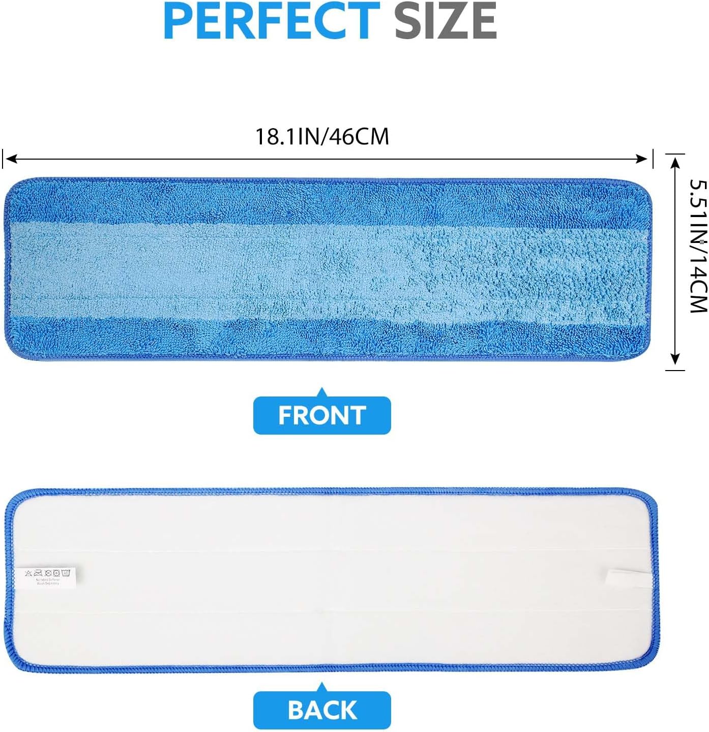 Precision SetMicrofiber MOP PADS for Bona Floors