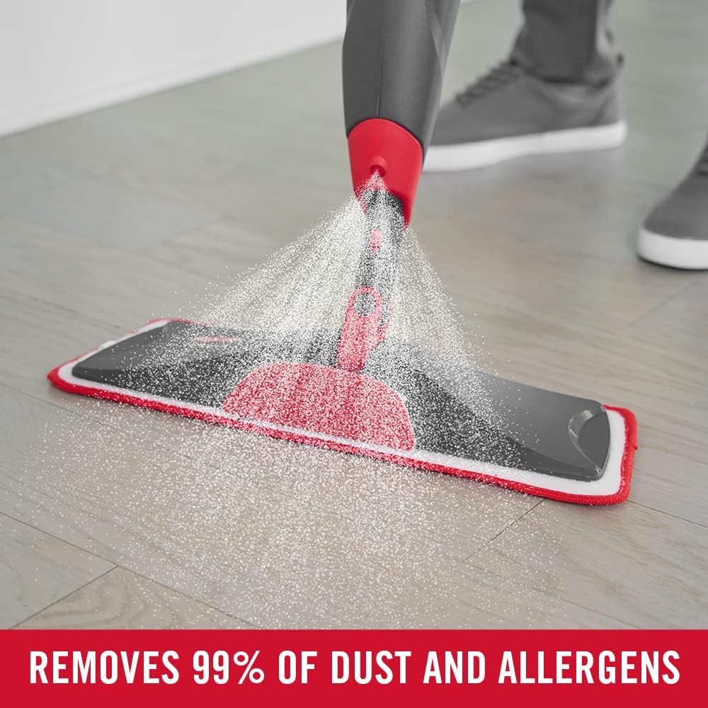 The Rubbermaid Reveal Spray Mop Sweep Effortlessly Clean All Areas
