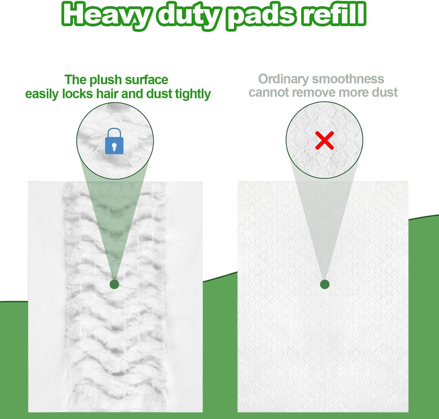 Fast-Mounting Dry Swiffer Pads for Easy Pet Hair Removal