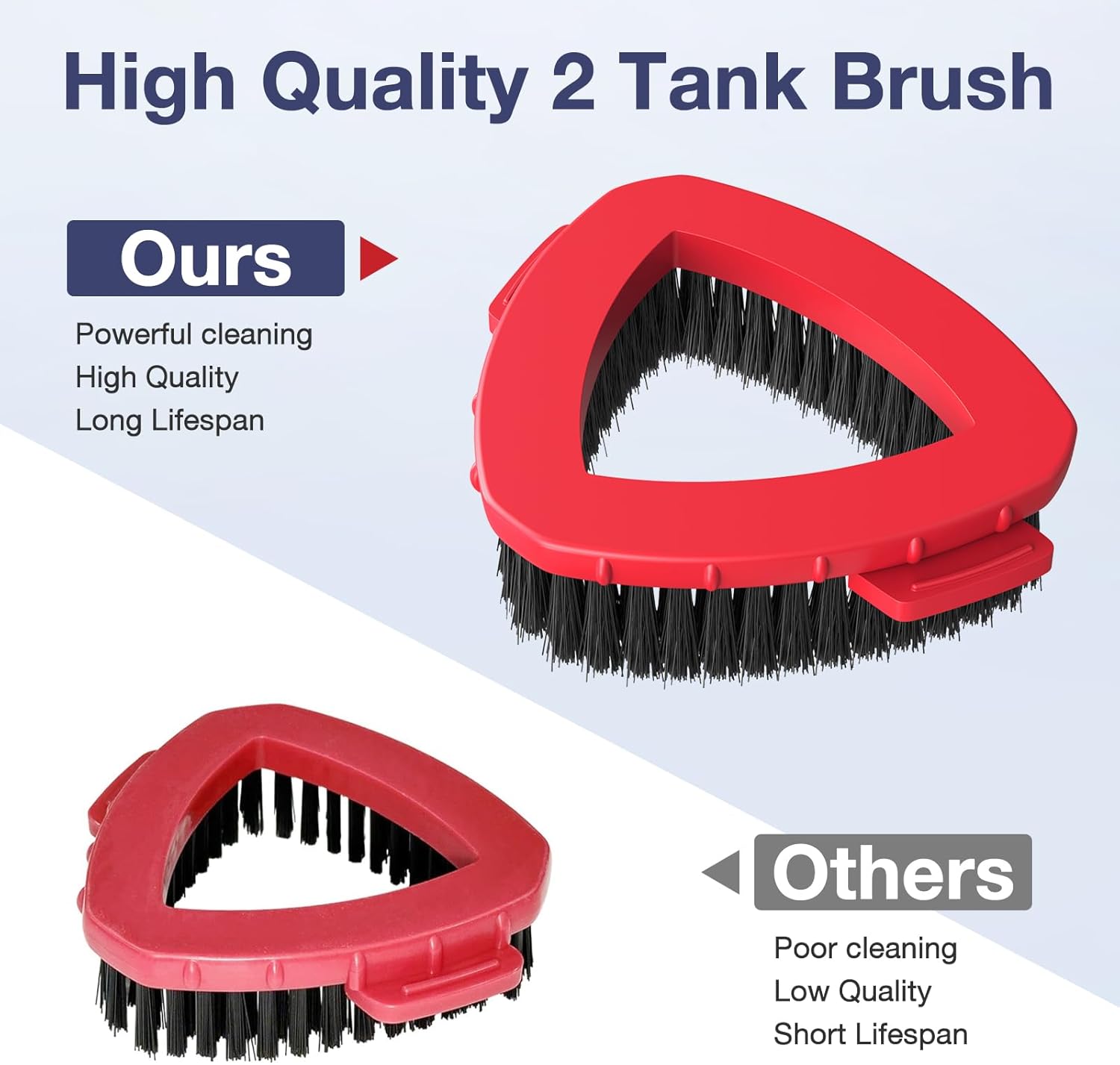 Spin Mop Scrub Brush Head for RinseClean 2-Tank System