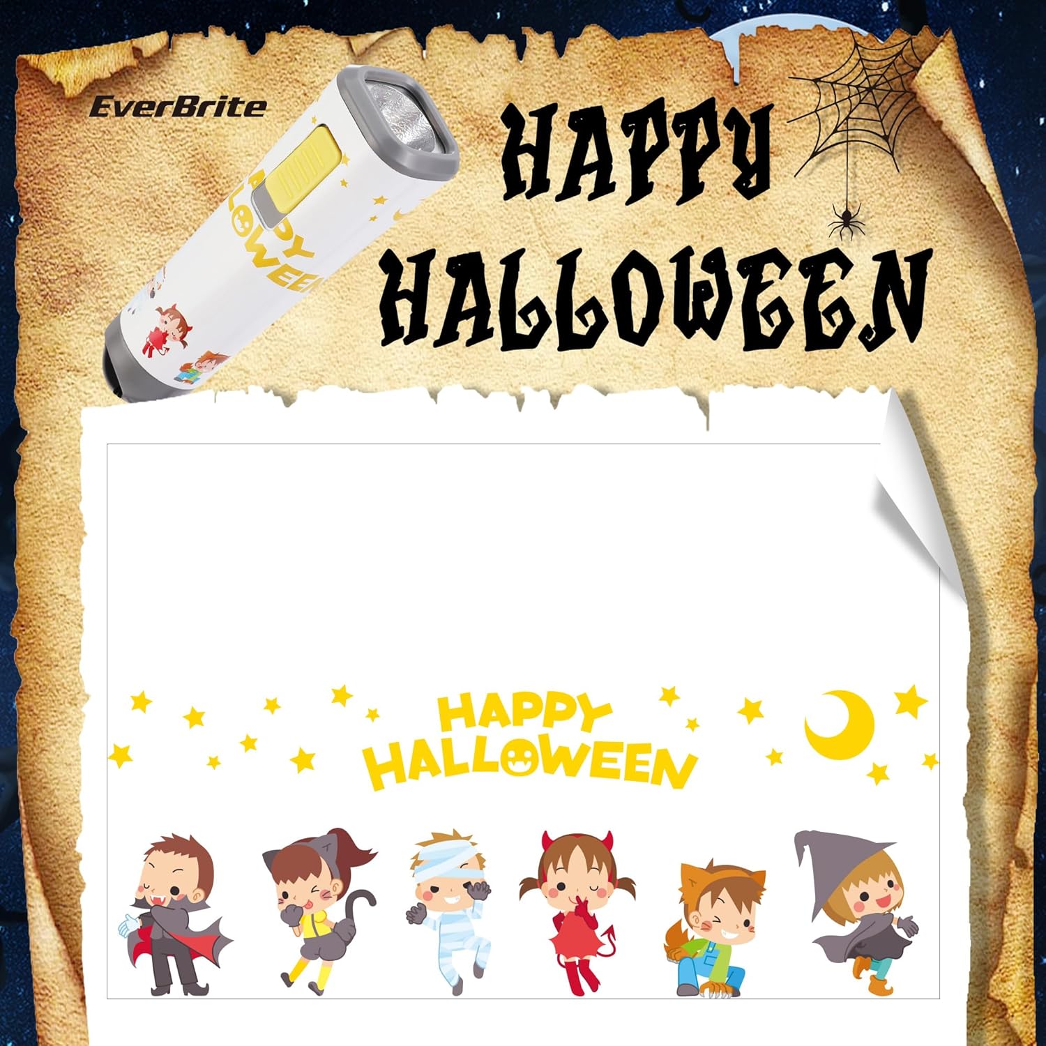 EverBrite Halloween Lantern and Headlamp Set with Flashlight