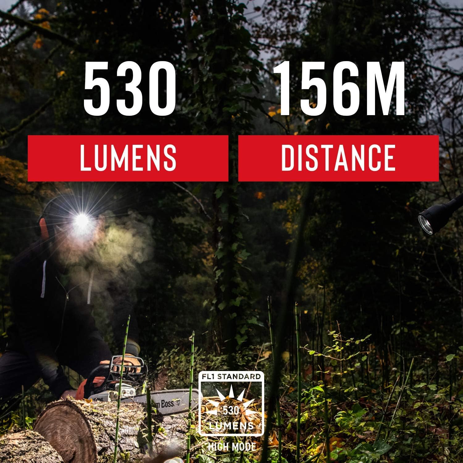 Coast FL78R 530 Lumen Tri-Color Rechargeable Headlamp