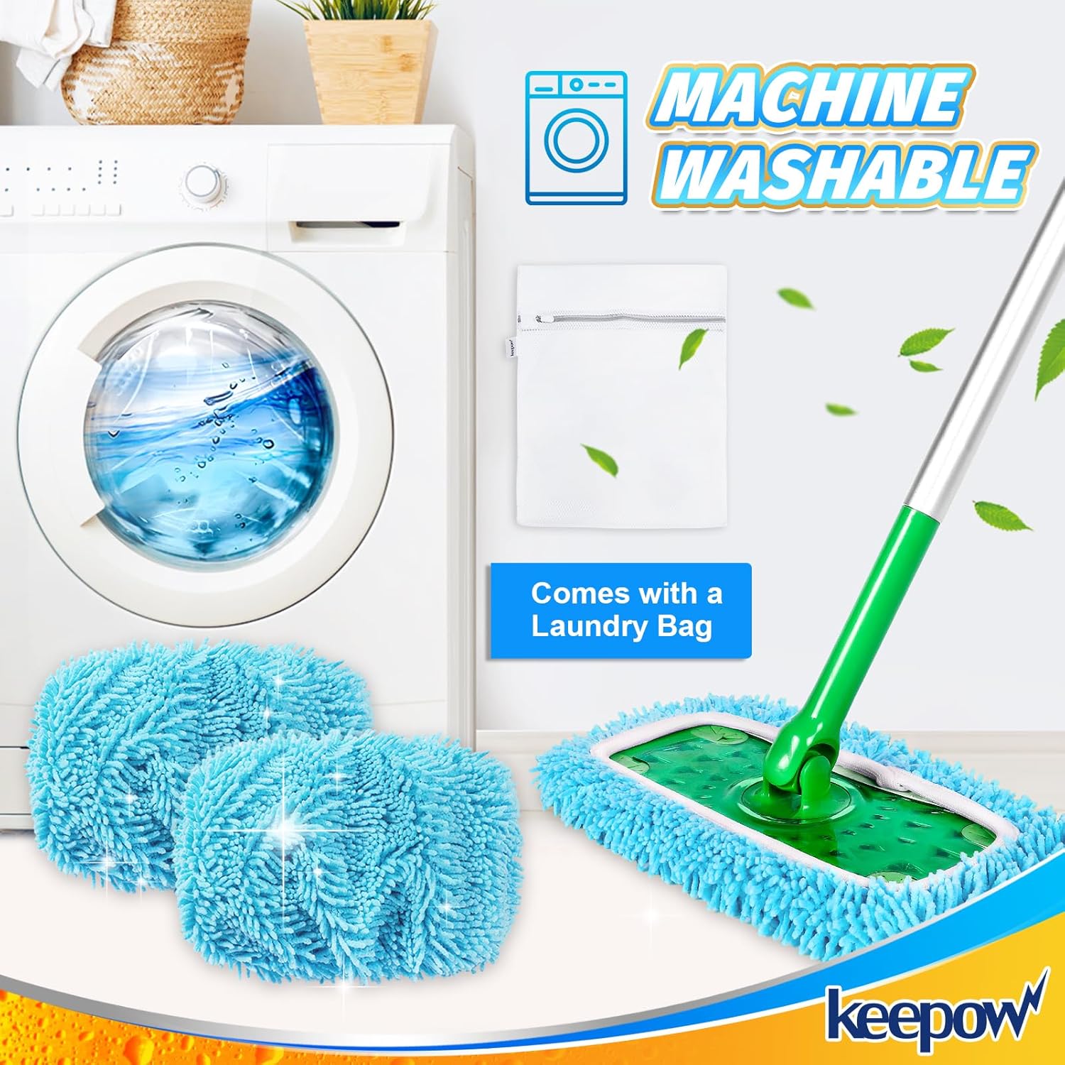 Reusable Dry Sweeping Cloths for Swiffer Mops